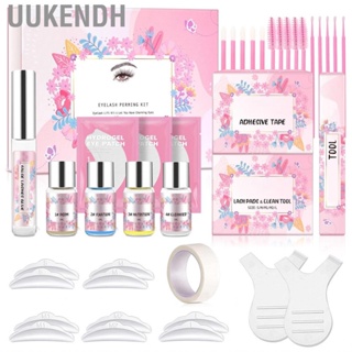 Uukendh Eyelash Perm Kit  Long Lasting Complete Lift Enhancing Makeup for Beauty Salon Curling