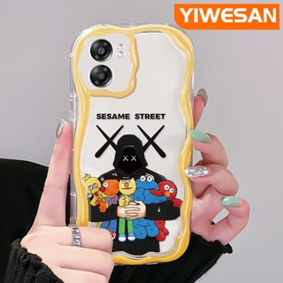 เคสโทรศัพท์มือถือแบบนิ่ม ใส กันกระแทก ลายการ์ตูน Sesame Street สําหรับ OPPO A57 2022 A77 2022 A57s A77E A77S