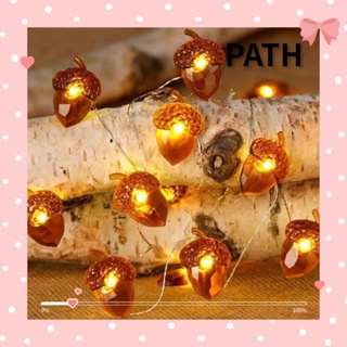 Path โคมไฟแมงมุม ค้างคาว ฟักทอง ฮาโลวีน 1 เมตร แบบพกพา ใช้แบตเตอรี่ DIY สําหรับตกแต่งปาร์ตี้ กลางแจ้ง