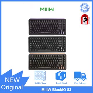 Miiiw BlackIO 83 คีย์บอร์ดบลูทูธไร้สาย RGB สามโหมด