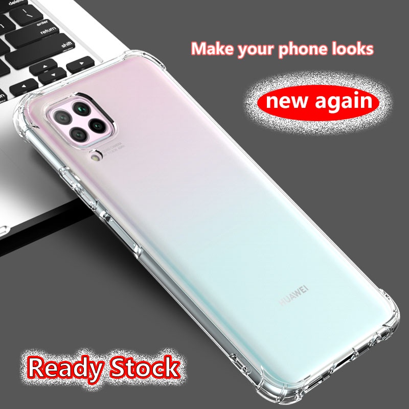 สําหรับ Huawei Nova 6 SE Nova 7i P40 LIte JNY-AL10 L22B 21A L01A 21B 22A 02A 21A คริสตัลใส 4 มุมกันก