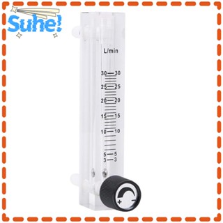 Suhe เครื่องวัดการไหลของก๊าซออกซิเจน อะคริลิค 3-30LPM LZQ-7