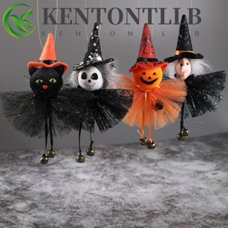 Kentontllb จี้ตุ๊กตาแม่มด ขนาดเล็ก สีดํา สําหรับตกแต่งปาร์ตี้ฮาโลวีน