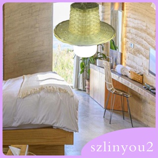 [szlinyou2] โคมไฟไม้ไผ่ สไตล์วินเทจ สําหรับบ้าน ห้องครัว สํานักงาน