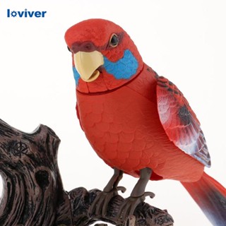 [Loviver] นกแก้วไฟฟ้า เซนเซอร์เสียง สีสันสดใส สําหรับตกแต่ง