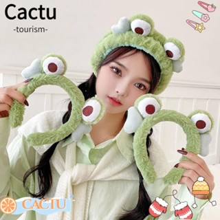 Cactu ที่คาดผมแต่งหน้า, ที่คาดผมปีกกว้าง, แฟชั่น ตุ๊กตา ตาโต กบ ยืดหยุ่น ที่คาดผมผู้หญิง