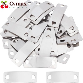 Cvmax ที่ปั๊มโลหะสเตนเลส ทรงสี่เหลี่ยมผืนผ้า สีเงิน สําหรับทําเครื่องประดับ แฮนด์เมด