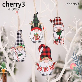 Cherry3 จี้รูปซานตาคลอส สโนว์แมน 4 ชิ้น