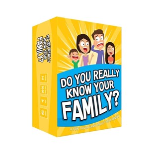 Do You Really Know Your Family? Fun Family Game Filled with Conversation Starters Card Game