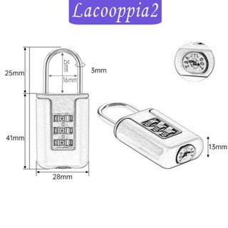 [Lacooppia2] อุปกรณ์ล็อคกระเป๋าเดินทาง แบบใส่รหัสผ่าน 3 หลัก สําหรับกระเป๋าเป้สะพายหลัง