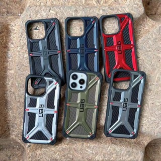 [Ori] Uag เคสโทรศัพท์มือถือคาร์บอนไฟเบอร์ ลาย Monarch Kevlar สําหรับ iPhone15 iPhone14 plus iPhone 15 pro max 15pro 15plus รับประกัน 10 ปี