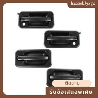 มือจับประตูด้านนอก สีดํา สําหรับ Hummer H2 2003-2009 4 ชิ้น 131609870457 15104792