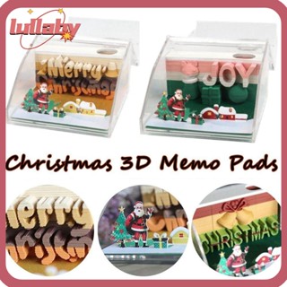 Lullaby กระดาษโน้ตแกะสลัก ลายคริสต์มาส แนวตลก ฉีกออกได้ สําหรับตกแต่ง DIY