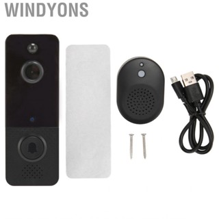 Windyons 2 Way Voice Intercom Doorbell  WiFi  for Indoor Outdoor