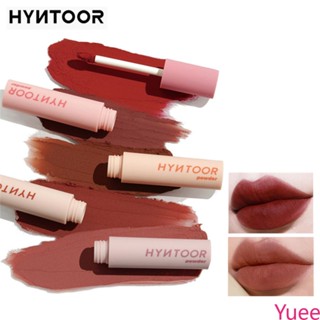 Hyntoor Black Rabbit Macaron Lip Glaze Black Rabbit Mirror ลิปสติกแบรนด์นิช yuee