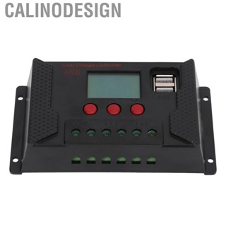 Calinodesign LCD PWM Solar Charge Controller 12V 24V Auto Recognition PV TS