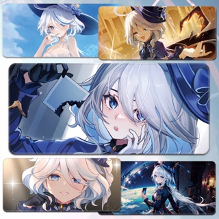 Genshin Impact Focalors Oversized mouse pad Furina Keyboard pad Anime game peripheral Water God computer table mat custom แผ่นรองเมาส์แบบ DrivingExclusiveExclusiveiPadiPadProPepticComment