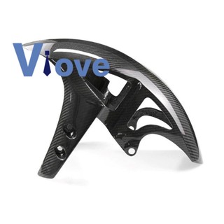 บังโคลนหน้ารถจักรยานยนต์ คาร์บอนไฟเบอร์ แบบเปลี่ยน สําหรับ Yamaha R1 2009-2021 YZFR6 R6 2017-2020 1 ชิ้น