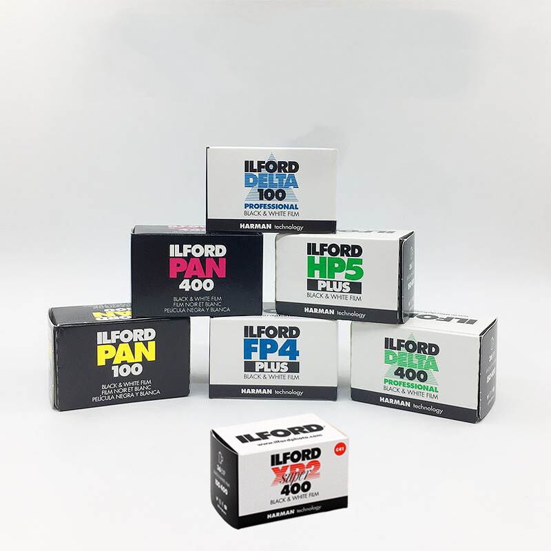 1 ม้วน ILFORD 135mm B&W HP5 Plus 400 ม้วน 100 ม้วน 400 ฟิล์ม delta 100 delta 400 ฟิล์ม delta 3200 ฟิ
