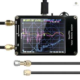 เครื่องวิเคราะห์เครือข่ายเวคเตอร์ หน้าจอสัมผัสดิจิทัล 50KHz-900MHz MF HF VHF แบบพกพา ขายดี 1