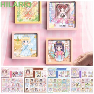 Hilario สติกเกอร์ ลายเจ้าหญิงกราฟฟิตี้ ใช้ซ้ําได้ DIY สําหรับตกแต่งสมุดภาพ