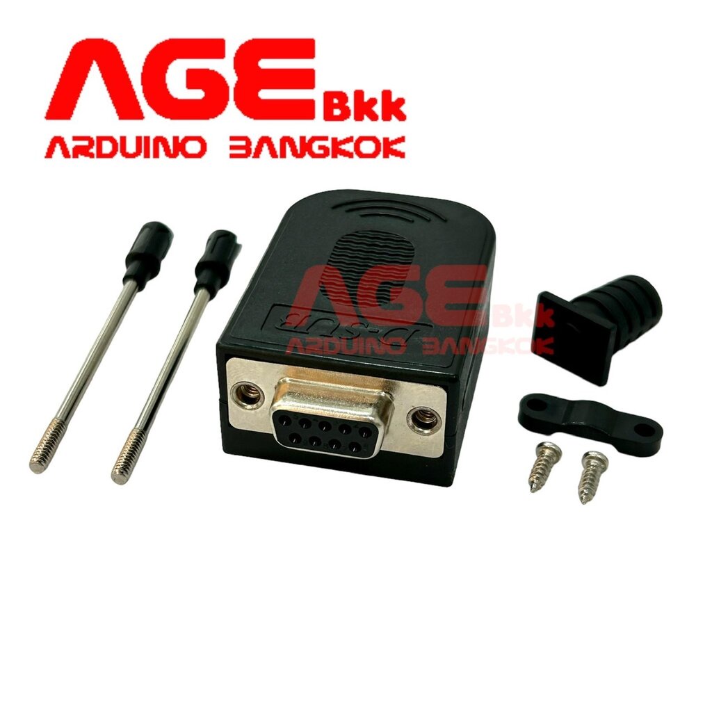 DB9 Connector RS232 Female Box with Screw Terminal Module