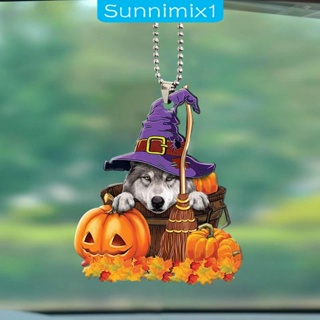 [Sunnimix1] จี้รูปฟักทองฮาโลวีน สําหรับตกแต่งบ้าน โต๊ะ คาเฟ่