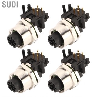 Sudi steering for boat 4pcs Electrical Aviation Socket Connector M12 5Pin Aluminum Alloy  RV Boat accessories