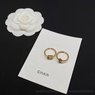 Top-quality Double C Brand Korean Ring Simple Internet Celebrity Camellia Opening Ring Set Trendy Wild Advanced Sense Exquisite Sweet and Cool Style Elegance Y2K ICNF