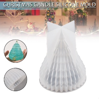 3D Christmas Tree Silicone Moulds DIY Candle Soap Craft Resin Epoxy Casting Mold
