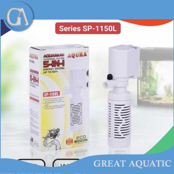 ปั๊มตู้ปลากรองภายใน AQURA 5 IN 1 SP 1150 L