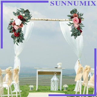 [Sunnimix] ซุ้มดอกไม้ ใบไม้สีเขียว สําหรับงานแต่งงาน ฟาร์มเฮาส์