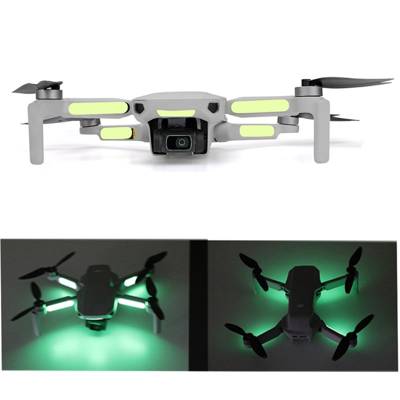 สําหรับ DJI Mini 2/Mini 2 SE/ Mavic Mini/SE สติกเกอร์ส่องสว่าง Night Flight Fluorescent Decals สติกเ