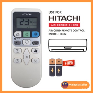 รีโมตคอนโทรลเครื่องปรับอากาศ สําหรับ Hitachi HI-02