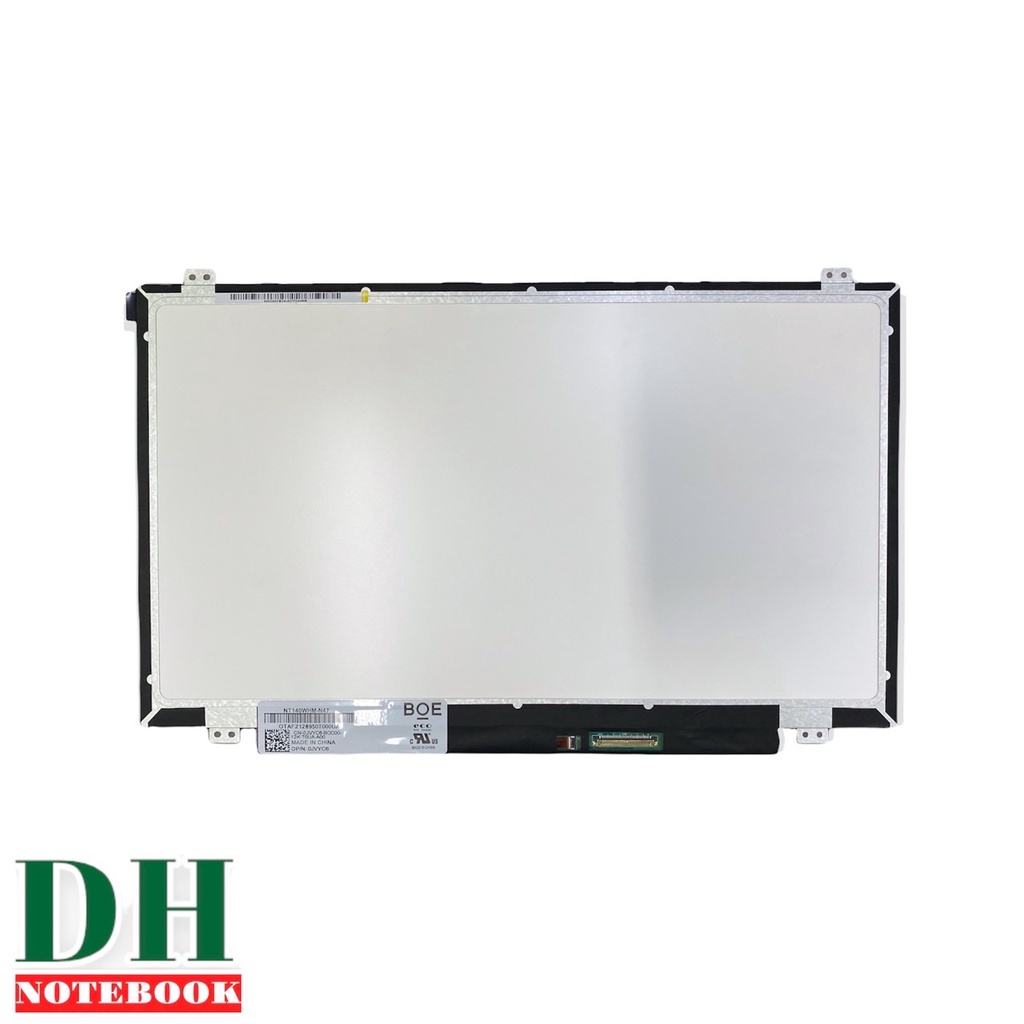 จอ LED 14.0 SLIM 40 PIN หูบนล่าง  32 CM  HD 1366*768 NT140WHM-N47, B140XTN03.6, N140BGE-L43 LAPTOP N