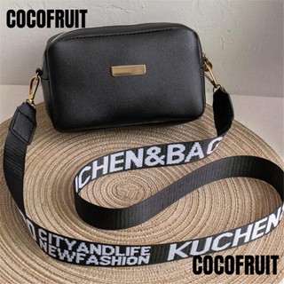 Cocofruit กระเป๋าสะพายไหล่ กระเป๋าถือ หนัง PU ขนาดเล็ก แฟชั่นสําหรับสตรี