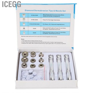 Icegg Microdermabras Dermabrasion Replacement Head Beauty Machine Tips