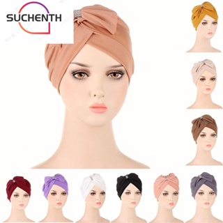 Suchenth ผ้าโพกหัว หมวก เครื่องประดับผม โบ มุสลิม หมวกฮิญาบด้านใน