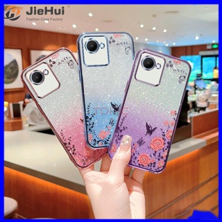 Jiehui เคสโทรศัพท์มือถือ ลายผีเสื้อกระพริบ สําหรับ realme C30 realme C30S Narzo50i Prime MMHY