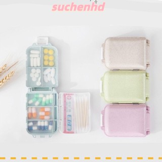 Suchenhd กล่องเก็บยา 3 ชั้น ย่อยสลายได้ ขนาดเล็ก