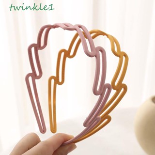 Twinkle1 ที่คาดผม แบบพับได้ เครื่องประดับผม สีลูกกวาด หวาน เรซิน ผู้ชาย ที่คาดผม ผู้หญิง ที่คาดผม