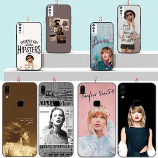 เคสโทรศัพท์มือถือนิ่ม ลายการ์ตูนอนิเมะ Taylor Swift สีดํา สําหรับ Vivo V15 Y15A V11 V11 Pro V9 Y85 Y89 V7 Y75 V5 Lite Y66 H12