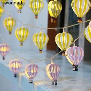 Wonda สายไฟหิ่งห้อย LED 10 ดวง รูปลูกโป่ง หลากสีสัน สําหรับแขวนตกแต่งคริสต์มาส