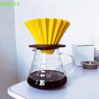 Instore ที่กรองกระดาษดริปกาแฟ เซรามิค ทรงกรวย สร้างสรรค์