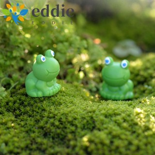 26edie ตุ๊กตาเรซิ่น รูปปั้นสัตว์มอส กบตาสีฟ้า ขนาดเล็ก สําหรับตกแต่งบอนไซ