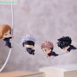 Fishstick1 ของเล่นฟิกเกอร์ Jujutsu Kaisen Fushiguro Megumi Gojo Satoru Kugisaki Nobara Modle