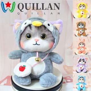 Quillan หมอนตุ๊กตานุ่ม รูปการ์ตูนแมวน่ารัก ของขวัญวันเกิด สําหรับตกแต่งบ้าน