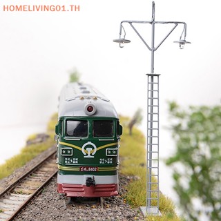 Onehome โคมไฟถนน Led โมเดลรถไฟจําลอง ขนาดเล็ก สําหรับตกแต่งภูมิทัศน์ TH