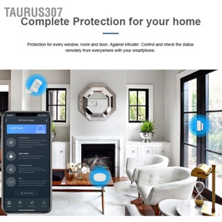 Taurus307 WiFi Alarm Kit ประตู Motion Sensor Doorbell Home Security ระบบเสียง APP รีโมทคอนโทรลสำหรับ TUYA 100-240V