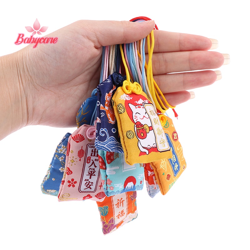 Byce> ใหม่ จี้เครื่องรางนําโชค เครื่องราง คําอธิษฐานญี่ปุ่น คลาสสิก ขนาดเล็ก สําหรับเด็ก